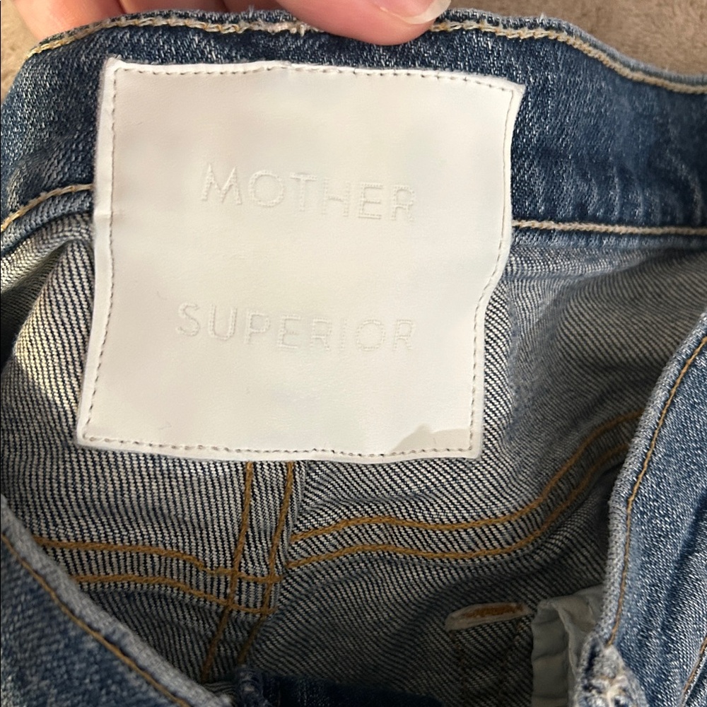 🔥MOTHER Denim The Hustler Ankle Fray Jeans in We All Scream🔥 - Picture 7 of 10